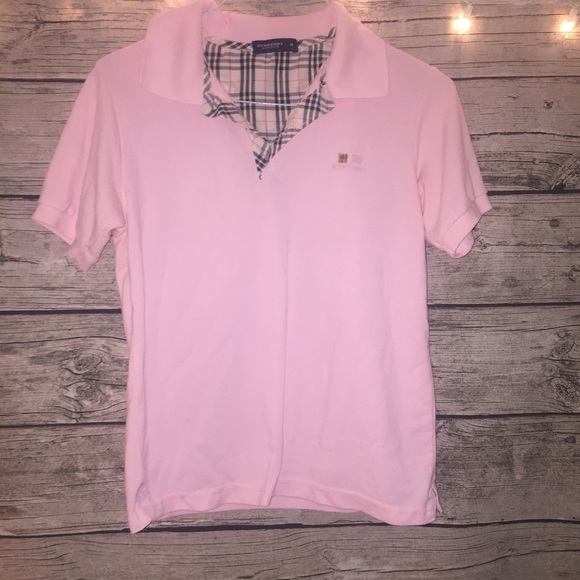 burberry pink polo